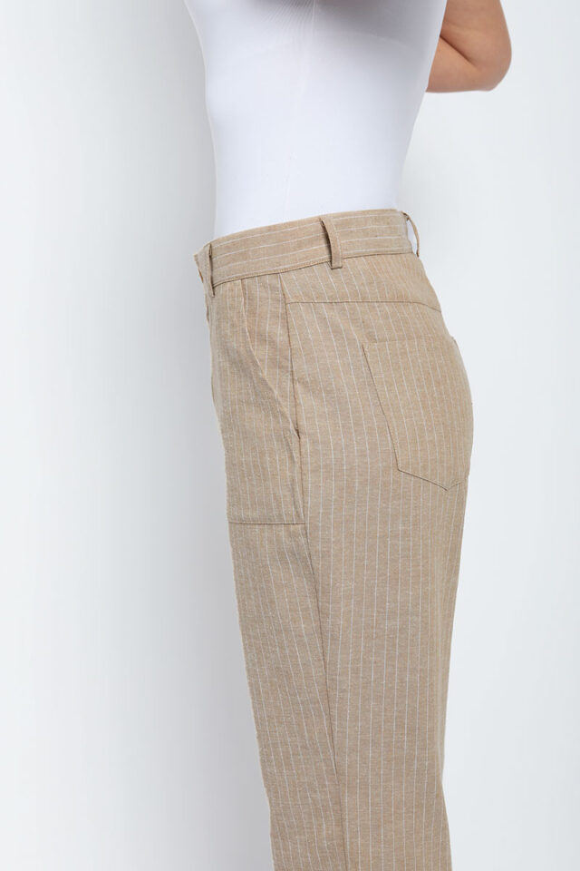 Maison Solfin - Le pantalon rayé 7/8ème Made in France| B.Solfin