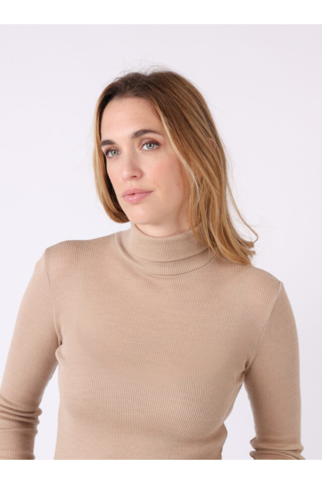 Maison Solfin - Pull chaussette col roulé Made in France| B.Solfin