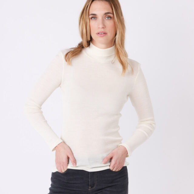 Maison Solfin - Pull chaussette col roulé Made in France| B.Solfin