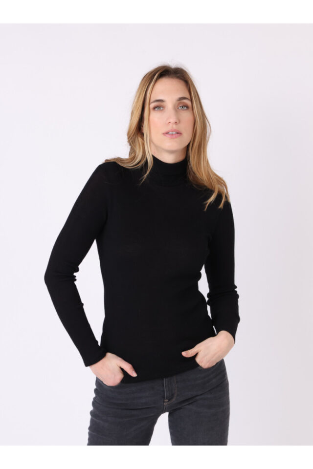 Maison Solfin - Pull chaussette col roulé Made in France| B.Solfin