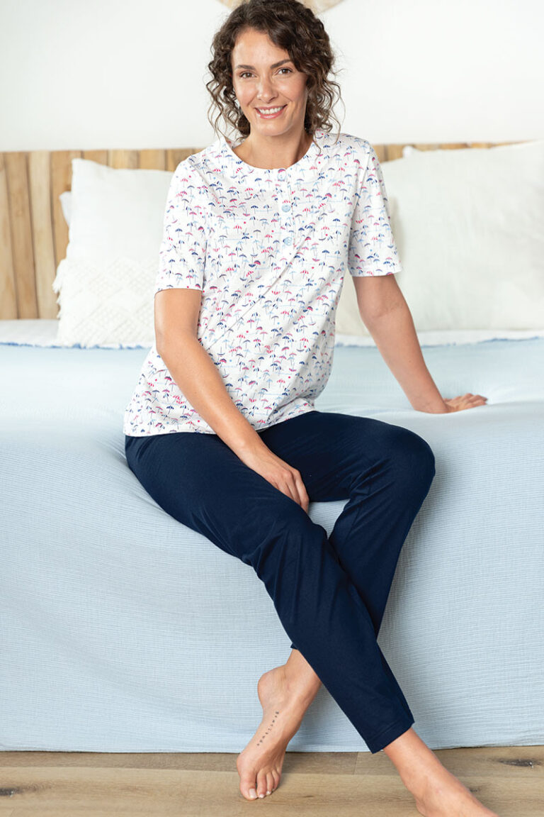 Maison Solfin - Pyjama femme en coton Made in France| B.Solfin