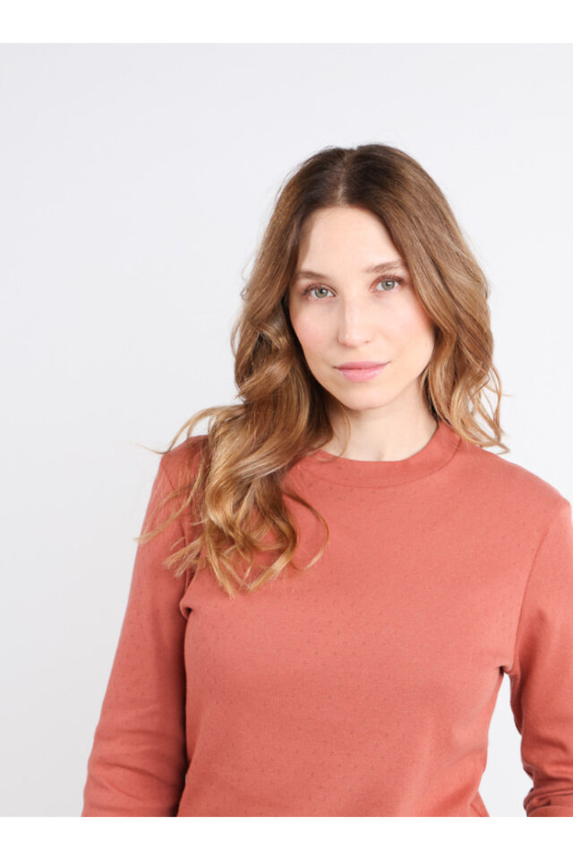 Maison Solfin - Tee-shirt avec col montant Made in France| B.Solfin