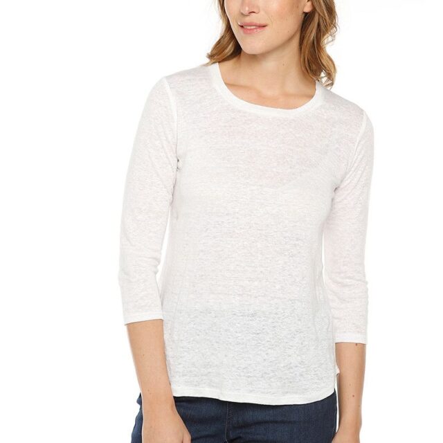 Maison Solfin - Le tee-shirt en lin manches 3/4 Made in France| B.Solfin