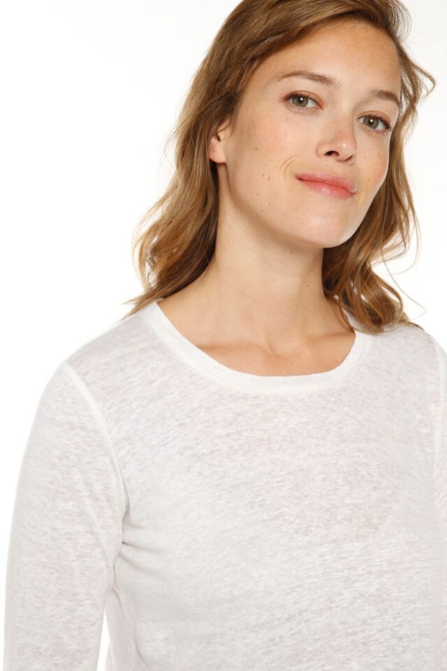 Maison Solfin - Le tee-shirt en lin manches 3/4 Made in France| B.Solfin