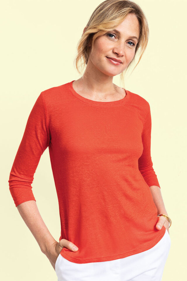 Maison Solfin - Le tee-shirt en lin manches 3/4 Made in France| B.Solfin