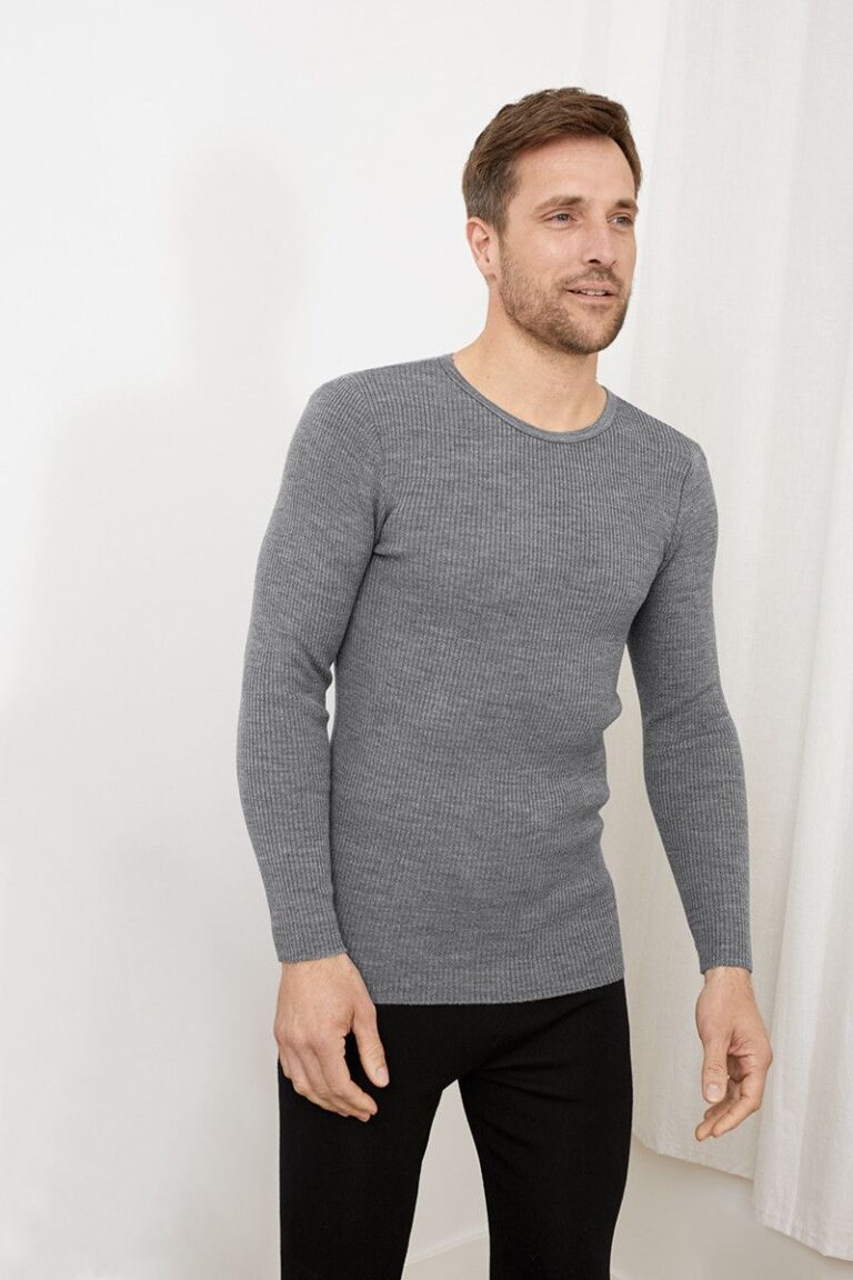 Maison Solfin - Sous-vêtement technique homme tricot épais en laine Made in France|...