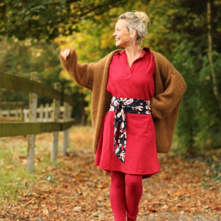 Quintessence - Legging Léni - jersey cerise – XXXL