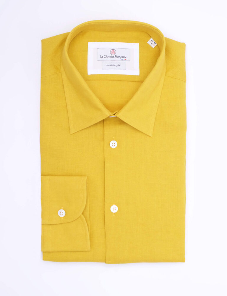 La Chemise Française - Chemise Lin Normand - Col Souple