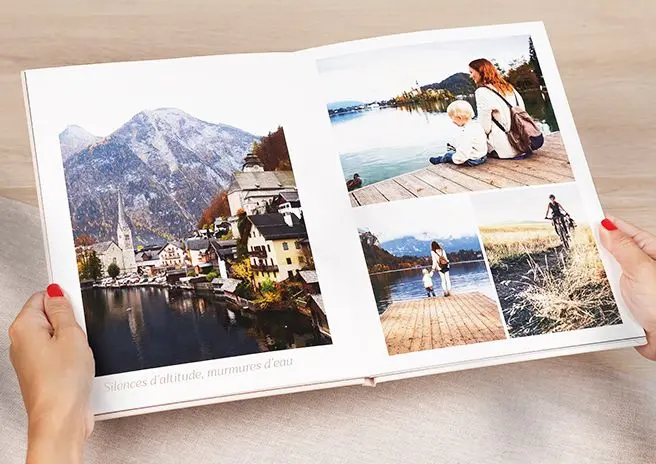 Photoweb - Livre Photo Portrait ouverture a plat- 21.8 x 21.8 cm – 24 pages