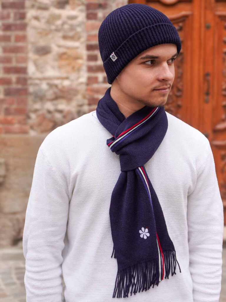 Maison-Tricolore-echarpe-bonnet-marine