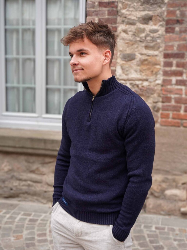 Maison-Tricolore-pull-camionneur-col-zippe