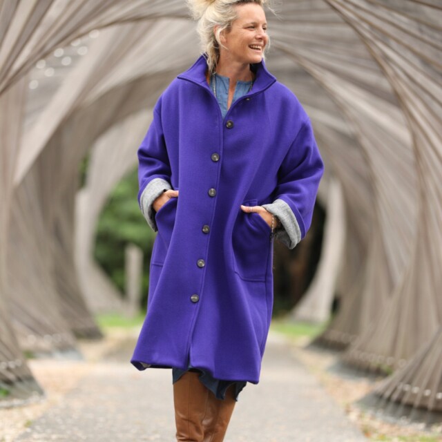 Quintessence - Manteau Arthur – Bleu majorelle