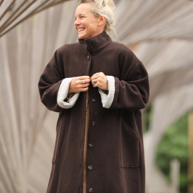 Quintessence - Manteau Arthur - Chocolat