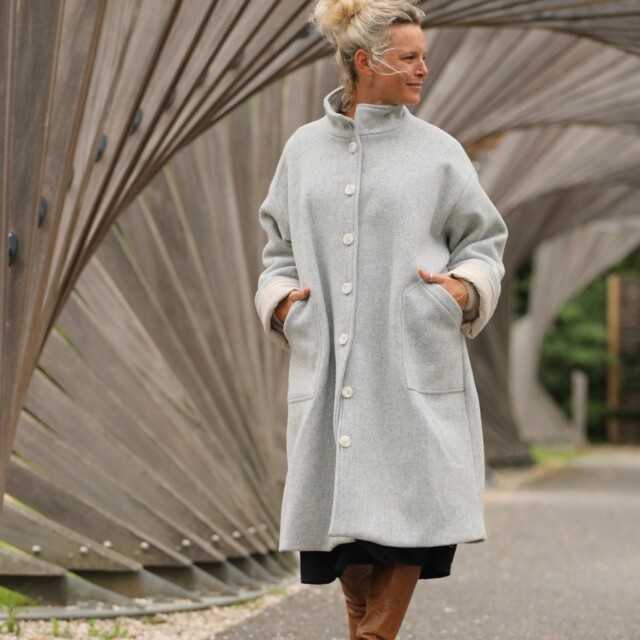 Quintessence - Manteau Arthur - Gris lumière