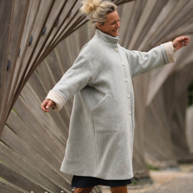 Quintessence - Manteau Arthur - Gris lumière