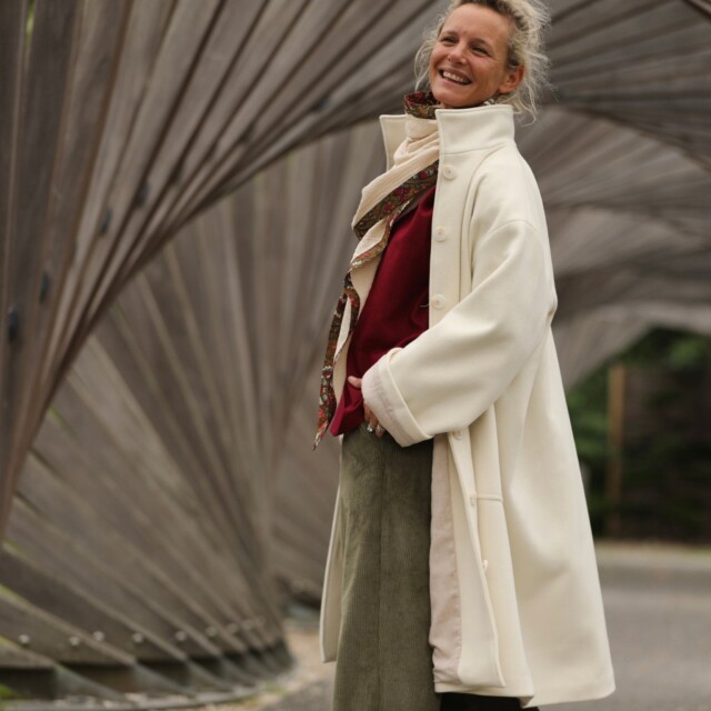 Quintessence - Manteau Arthur - Ivoire