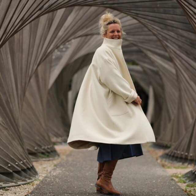 Quintessence - Manteau Arthur - Ivoire