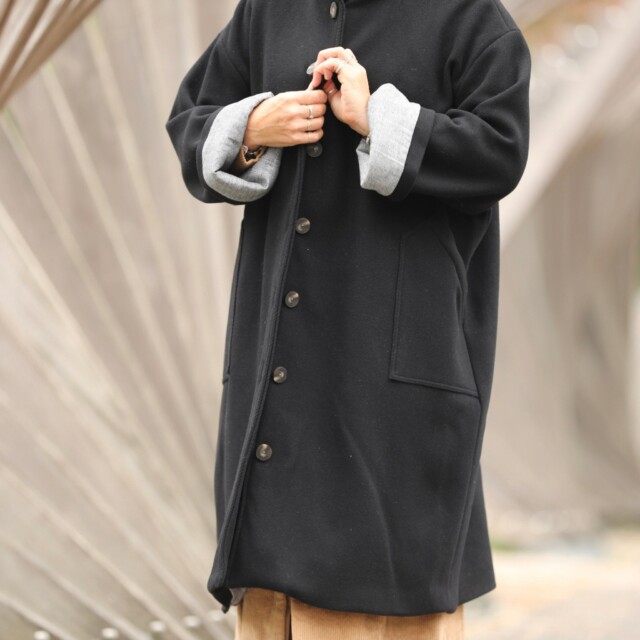 Quintessence - Manteau Arthur - Noir