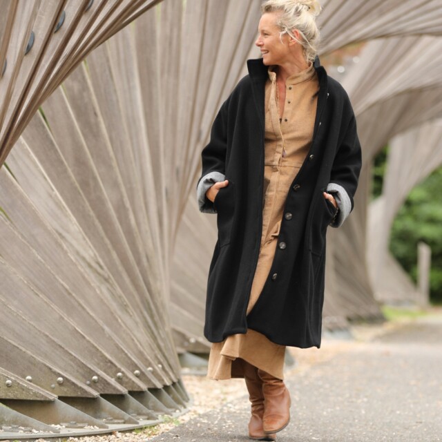 Quintessence - Manteau Arthur – Noir