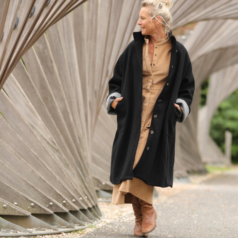 Quintessence - Manteau Arthur - Noir