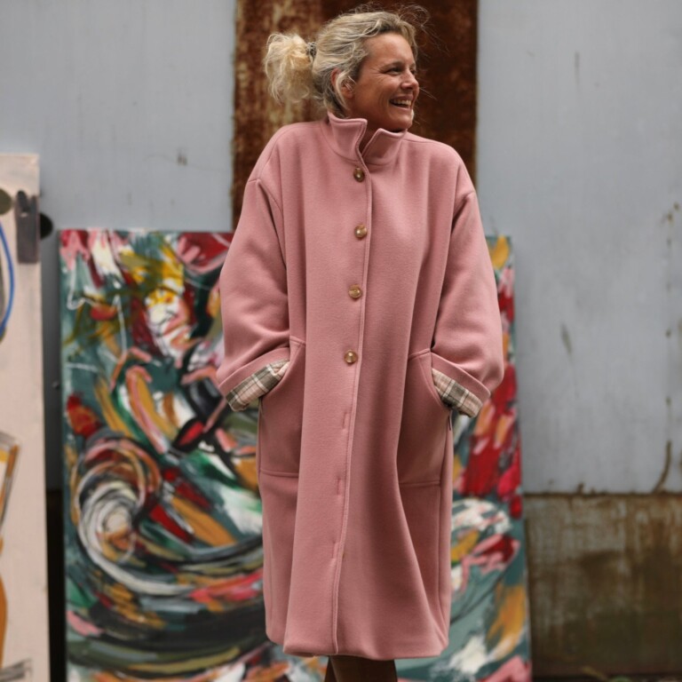 Quintessence - Manteau Arthur - Rose boisé