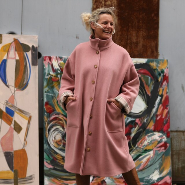 Quintessence - Manteau Arthur - Rose boisé