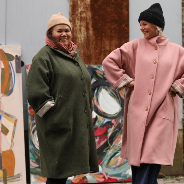 Quintessence - Manteau Arthur - rouge coquelicot