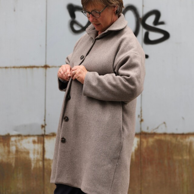 Quintessence - Manteau Taïma - bois flotté