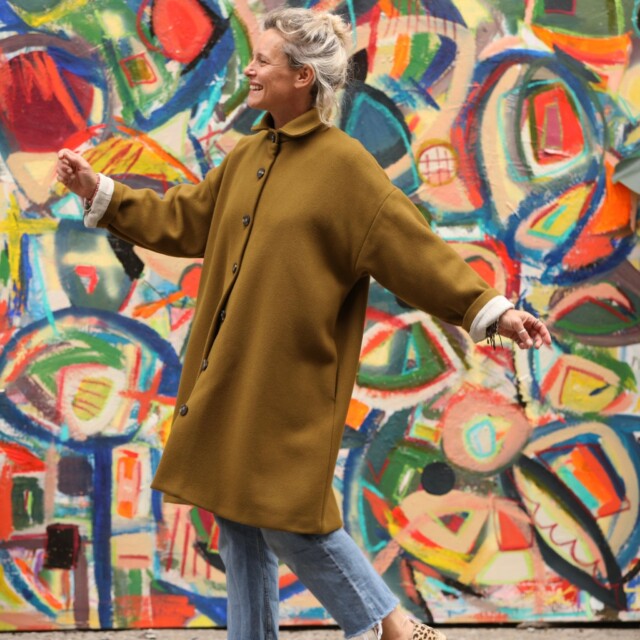 Quintessence - Manteau Taïma kiwi