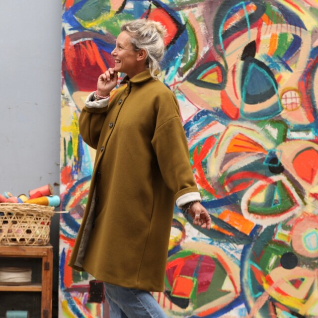 Quintessence - Manteau Taïma kiwi