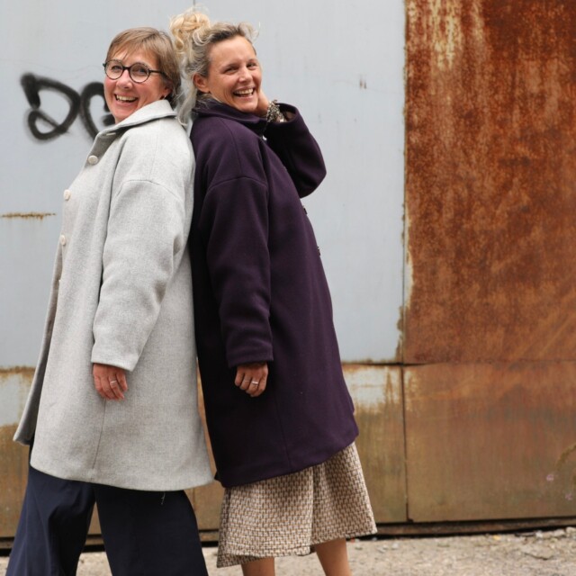 Quintessence - Manteau Taïma - prune