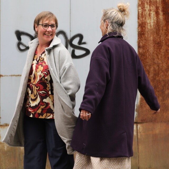 Quintessence - Manteau Taïma - prune