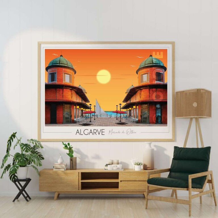 Foliove - Affiche de Olhão - Marché