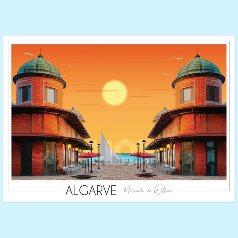 Foliove - Affiche de Olhão - Marché