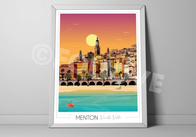 Foliove - Affiche Menton