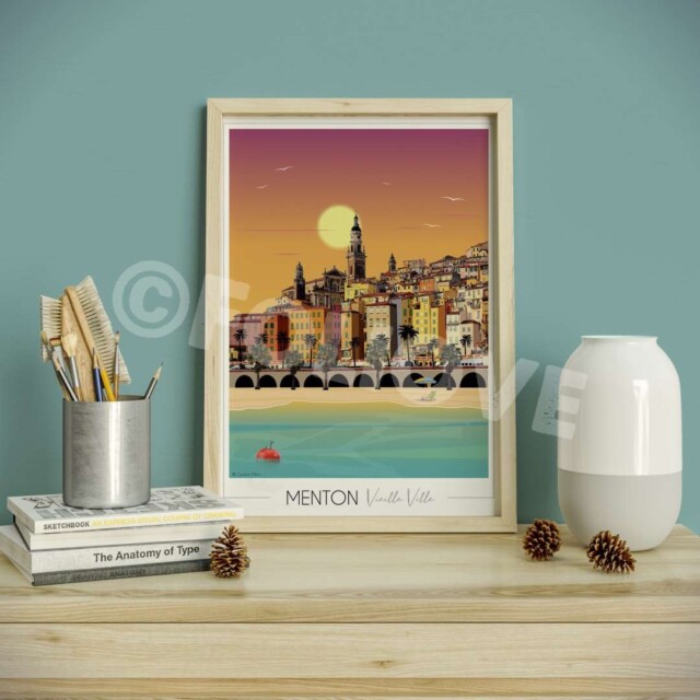 Foliove - Affiche Menton