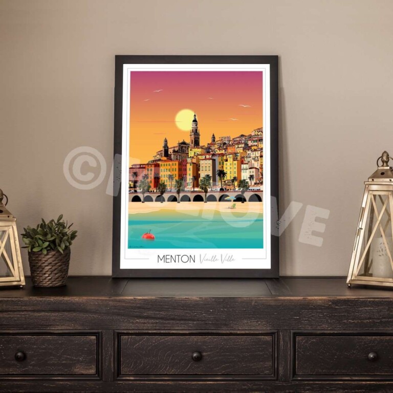 Foliove - Affiche Menton