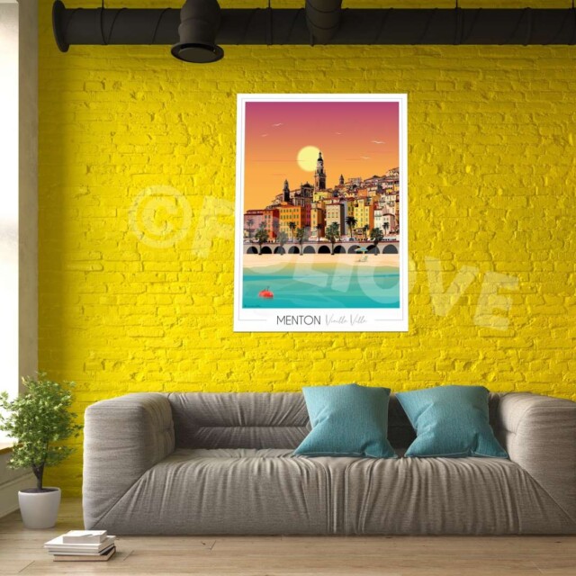 Foliove - Affiche Menton