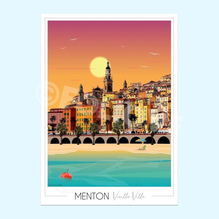 Foliove - Affiche Menton