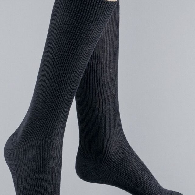 Maison Solfin - Chaussettes hautes mixte en pure laine Made in France| B.Solfin