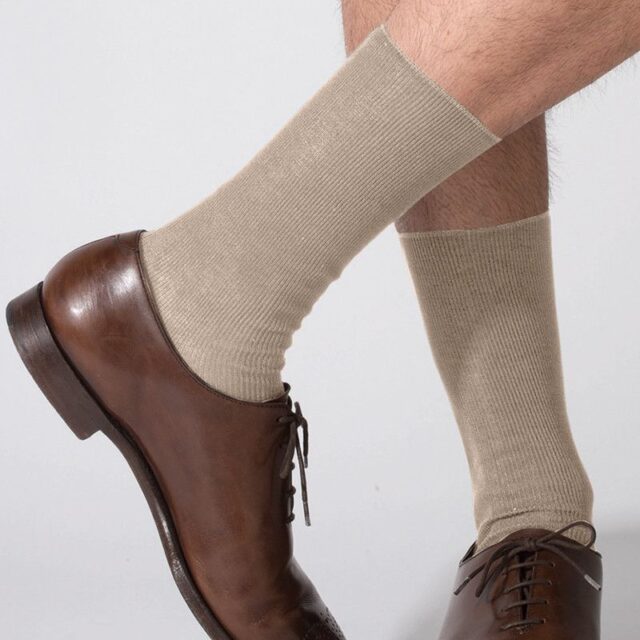 Maison Solfin - Mi-chaussettes fines en coton Made in France| B.Solfin