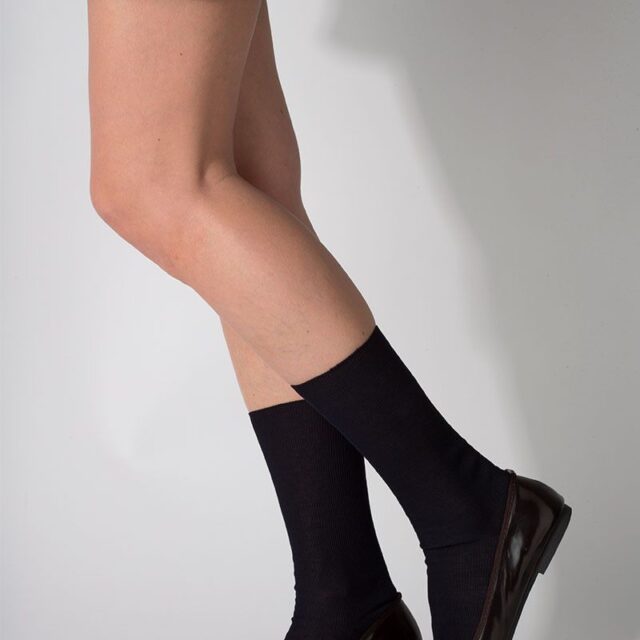 Maison Solfin - Mi-chaussettes fines en coton Made in France| B.Solfin