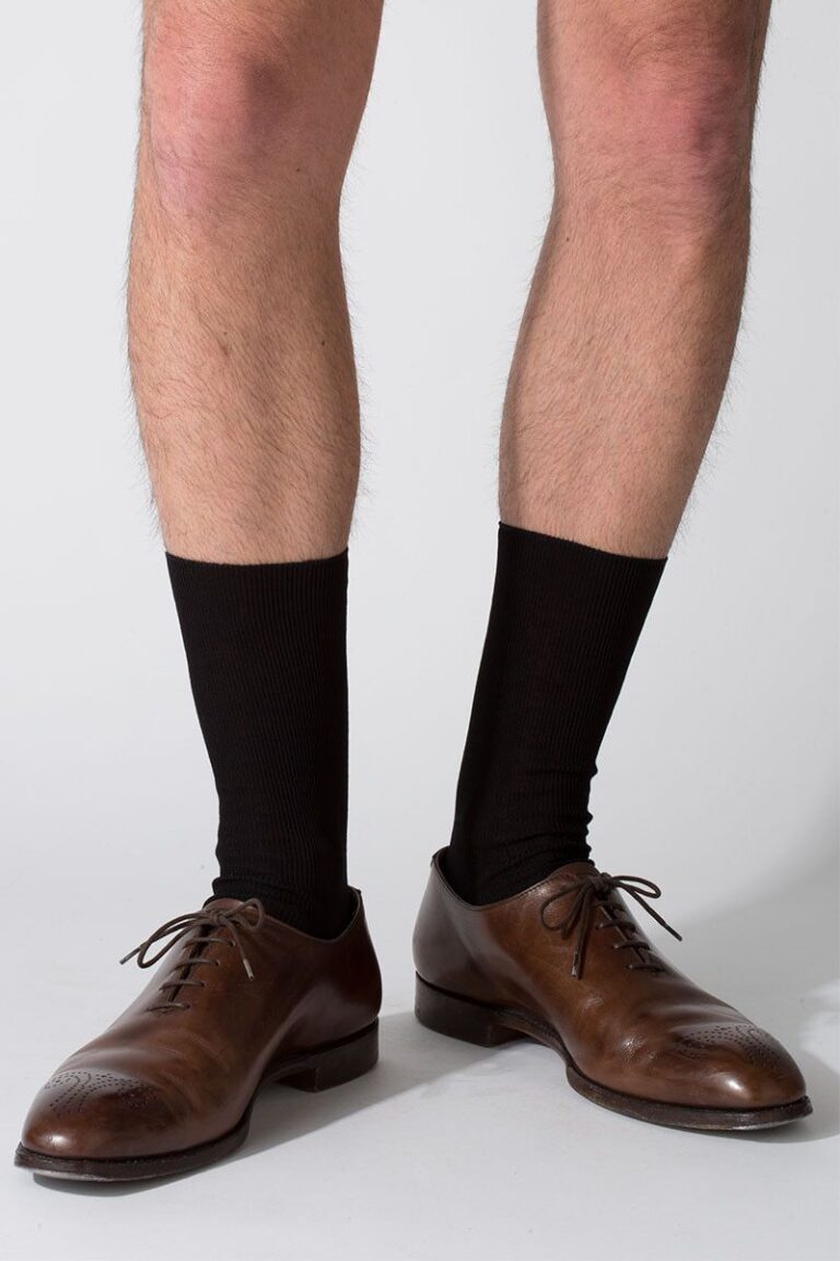 Maison Solfin - Mi-chaussettes fines en coton Made in France| B.Solfin