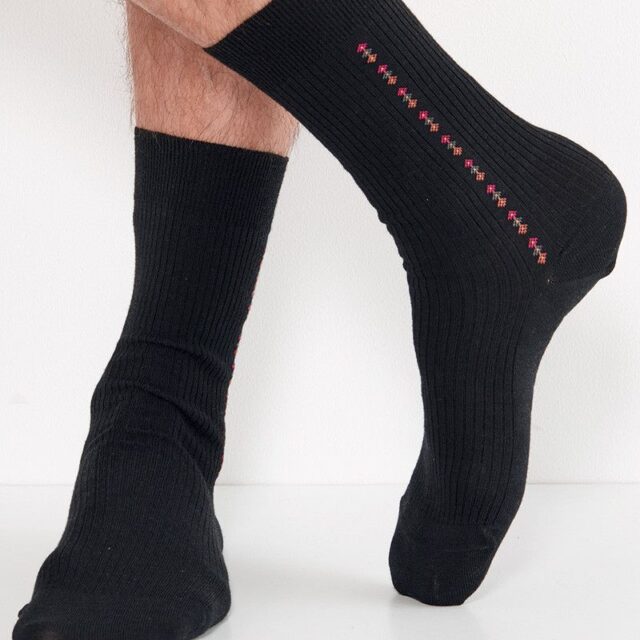 Maison Solfin - Mi-chaussettes en laine mélangée Made in France Made in France| B.S...