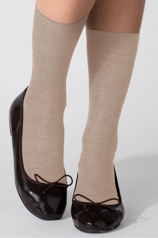 Maison Solfin - Mi- chaussettes en laine mixte Made in France| B.Solfin
