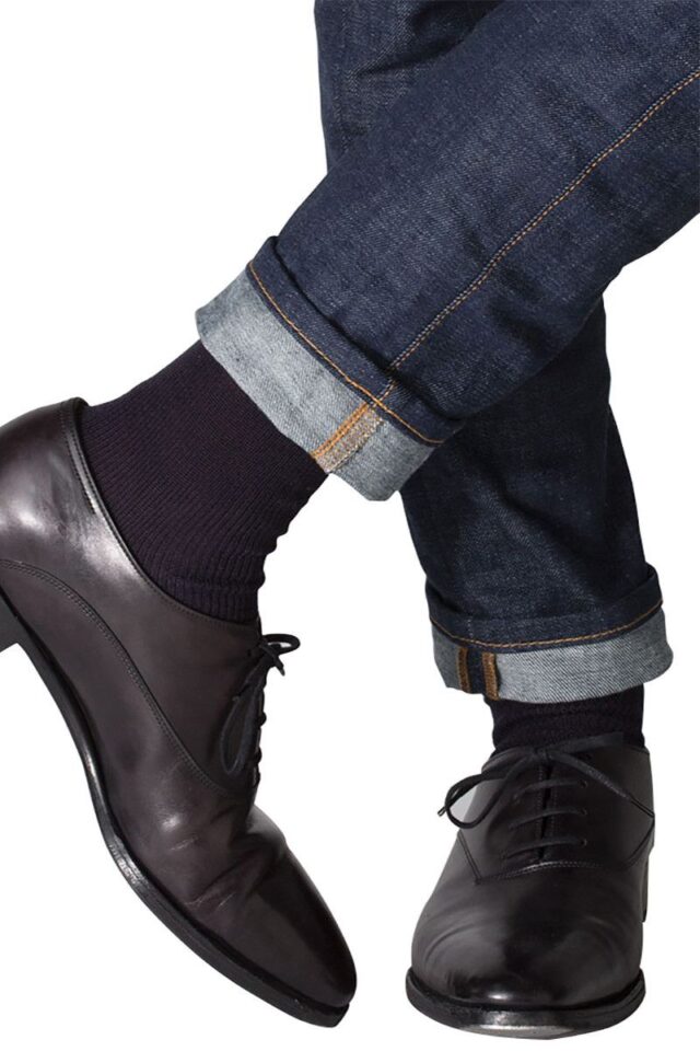 Maison Solfin - Mi- chaussettes en laine mixte Made in France| B.Solfin