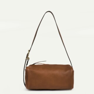 Mini sac Baluchon – Brun ambré par la marque Bleu de Chauffe Bleu de Chauffe - Mini sac Baluchon – Brun ambré