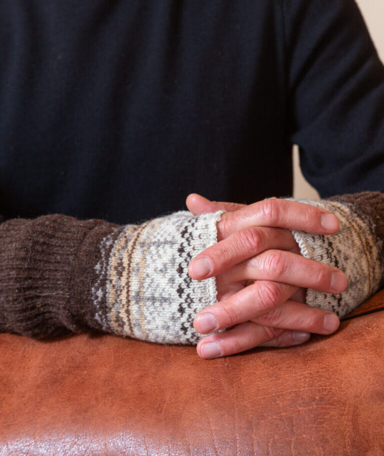Ardelaine - Mitaines Jacquard en laine
