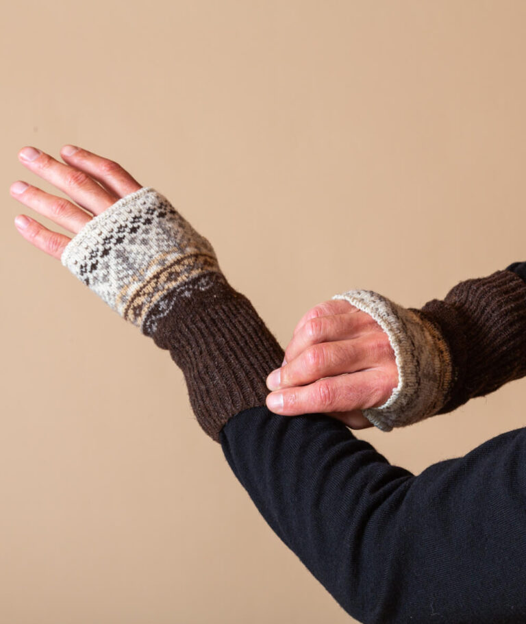 Ardelaine - Mitaines Jacquard en laine