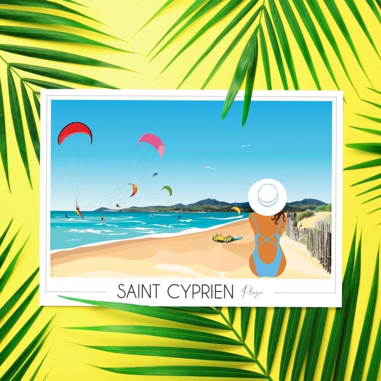 Foliove - Affiche Saint Cyprien Plage